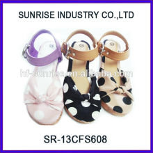 SR-13CFS608 2014 sandalias planas de las muchachas frescas al por mayor de las muchachas de los zapatos de las nuevas sandalias planas de las muchachas frescas del diseño de la manera de China sandalias de la muchacha de la alta calidad